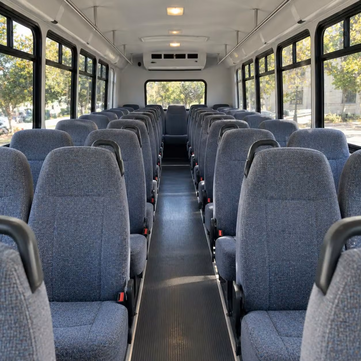 25 passenger minibus inside