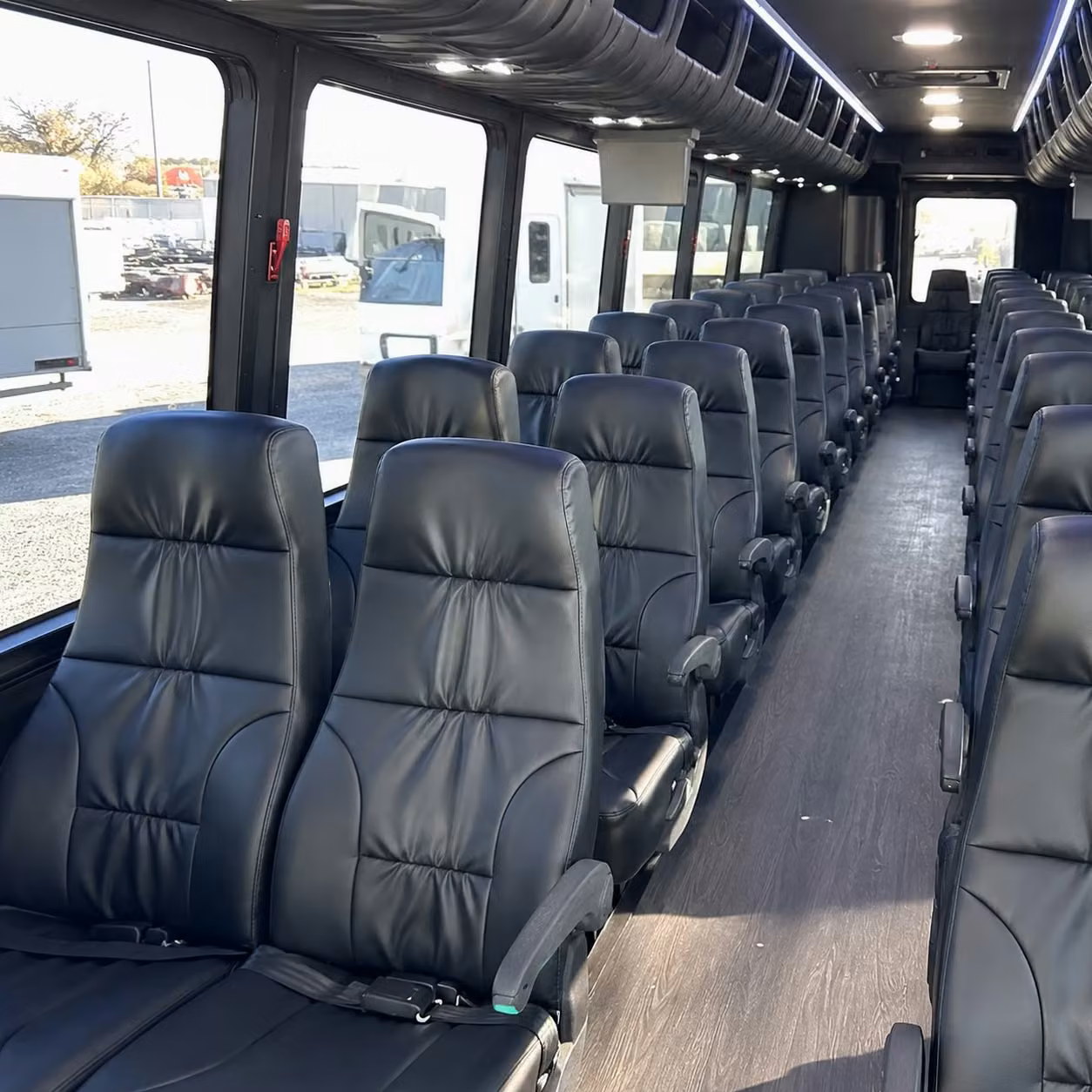 28 passenger minibus interior