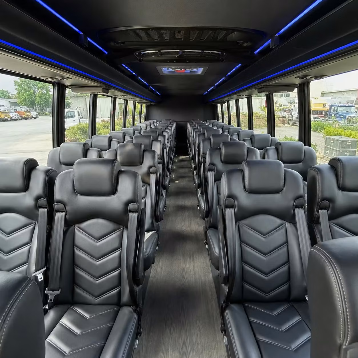 35 passenger minibus interior