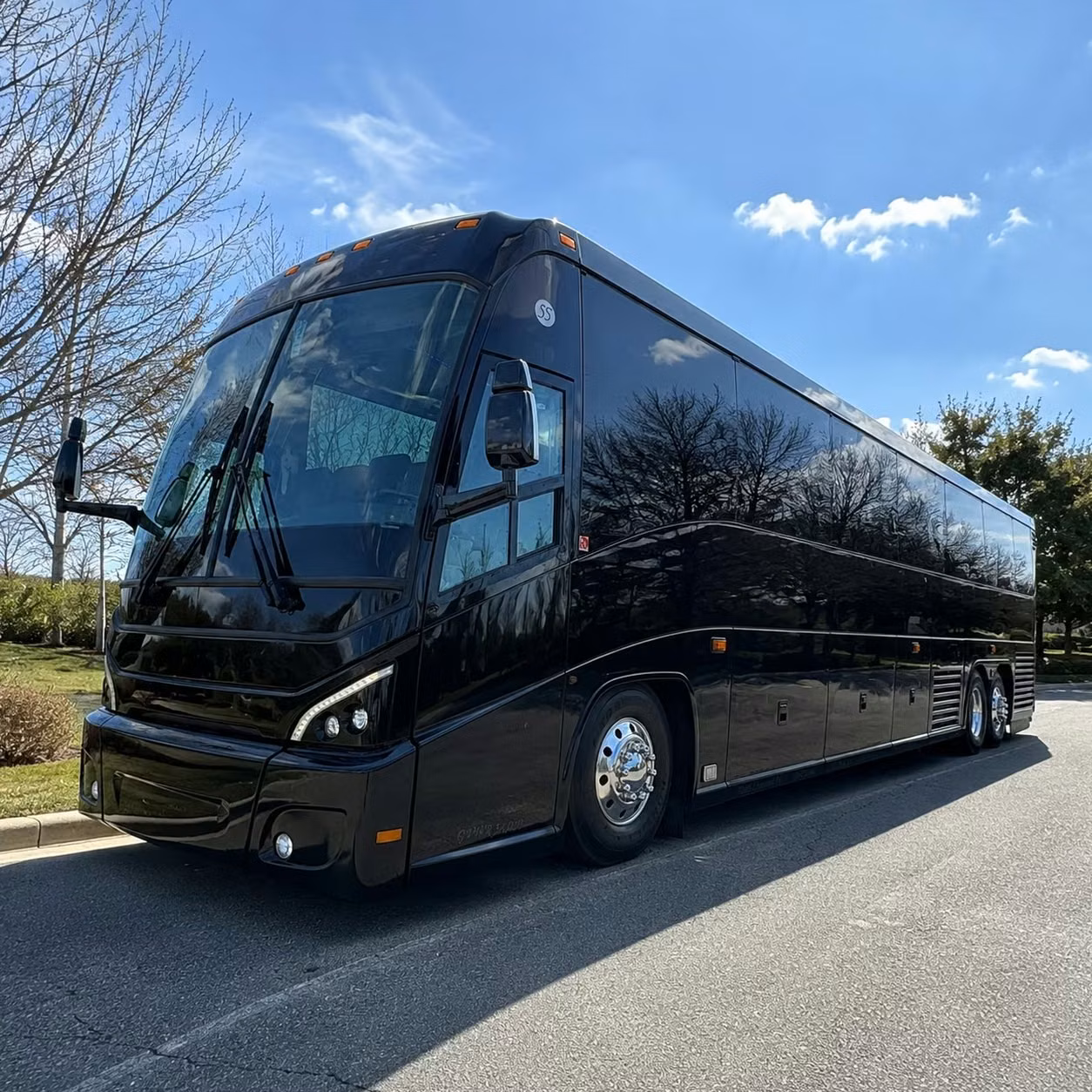 56 passenger charter bus
