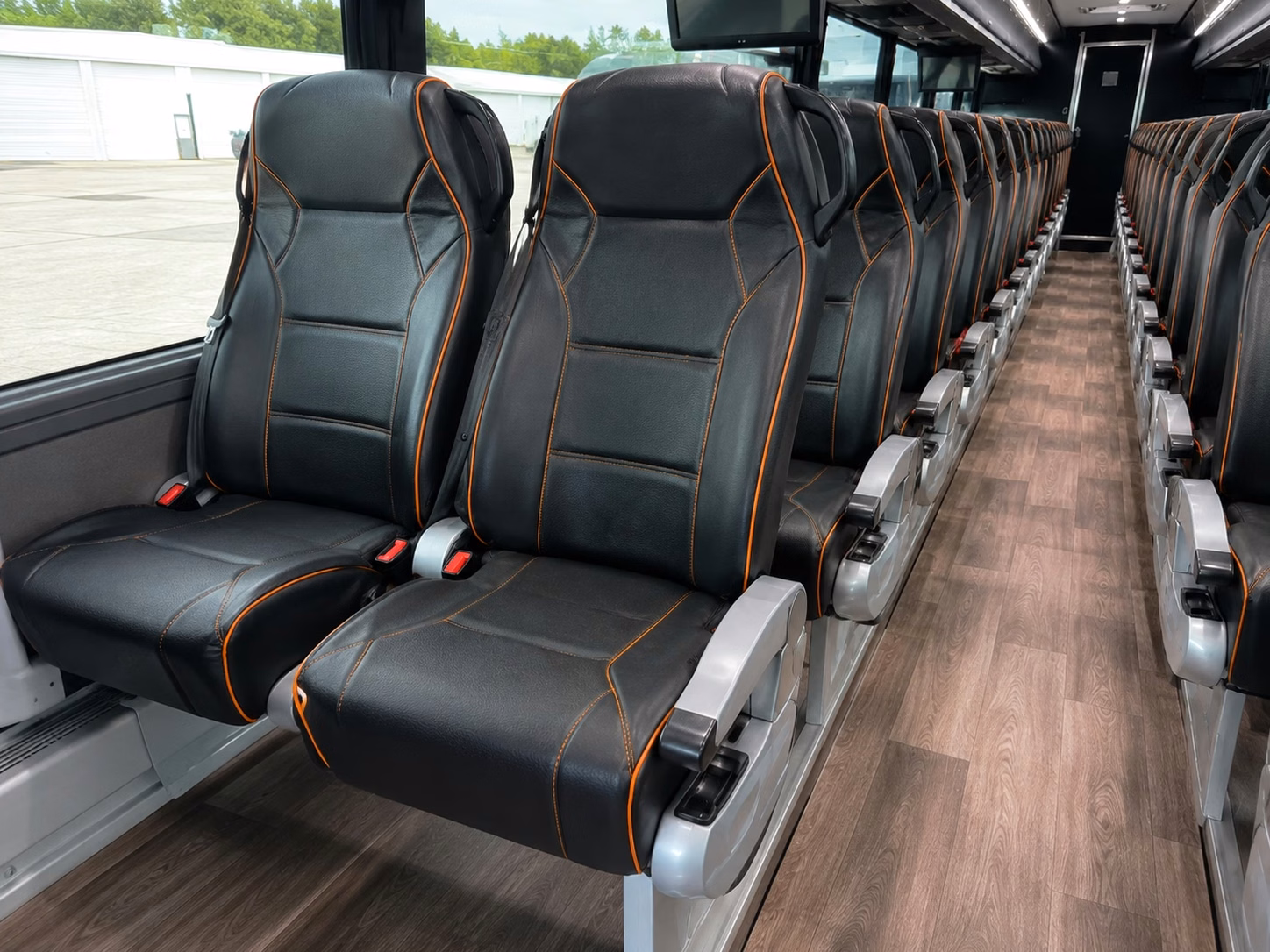 lakeland charter bus interior