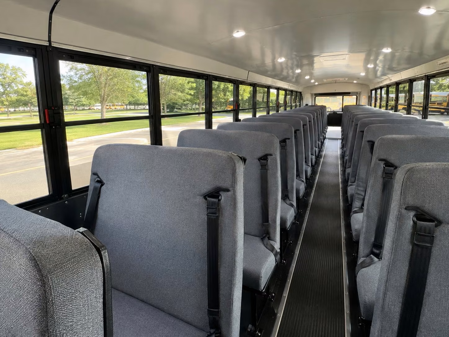 school bus interior